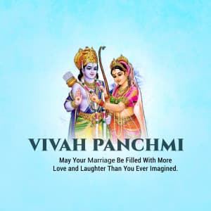 Vivah Panchami Facebook Poster