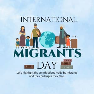 International Migrants Day creative image