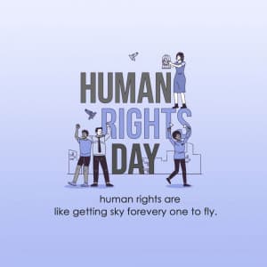 Human Rights Day flyer