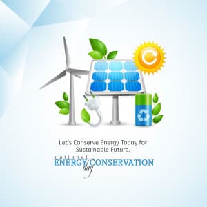 National Energy Conservation Day advertisement banner