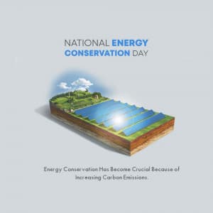 National Energy Conservation Day greeting image