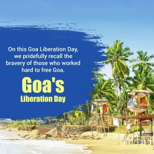 Goa's Liberation Day marketing poster