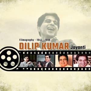 Dilip Kumar Jayanti creative image