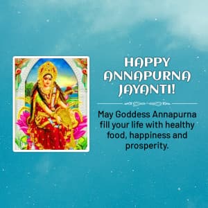 Annapurna Jayanti greeting image