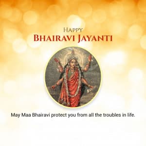 Bhairavi Jayanti greeting image