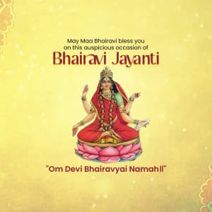 Bhairavi Jayanti marketing poster