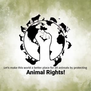 International Animal Rights Day poster Maker