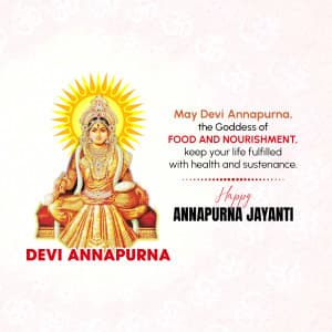 Annapurna Jayanti creative image