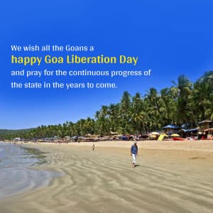 Goa's Liberation Day marketing flyer