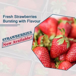 Strawberries facebook ad