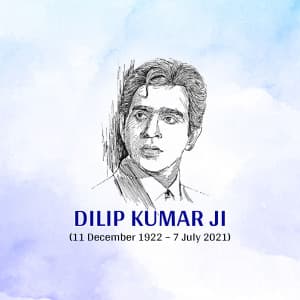 Dilip Kumar Jayanti whatsapp status poster