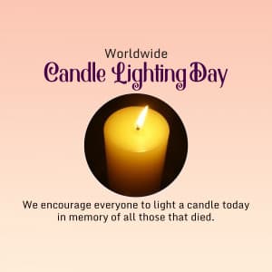 Worldwide Candle Lighting Day advertisement banner