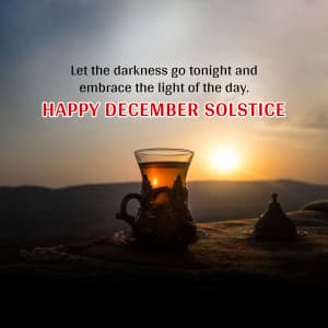 December Solstice greeting image