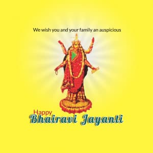 Bhairavi Jayanti poster Maker