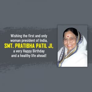 Pratibha Patil Birthday Instagram Post