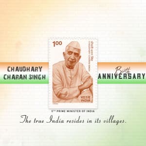 Chaudhary Charan Singh Jayanti Instagram Post