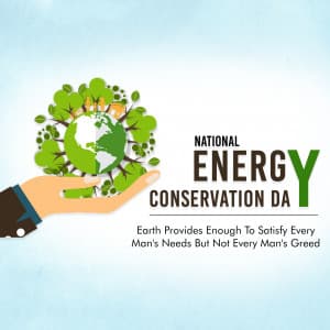 National Energy Conservation Day Instagram Post