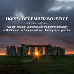 December Solstice creative image