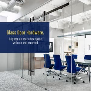 Glass Door promotional template
