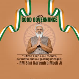 Good Governance Day ad post