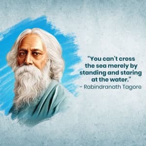 Rabindranath Tagore Instagram banner