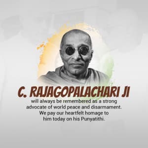 C. Rajagopalachari Punyatithi Instagram Post