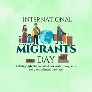 International Migrants Day Instagram Post