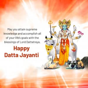 Dattatreya Jayanti event advertisement