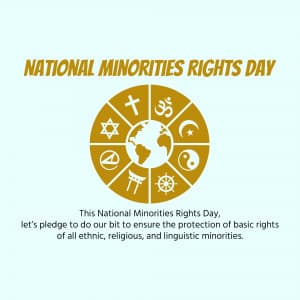 National Minorities Rights Day event advertisement