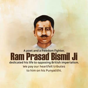 Ram Prasad Bismil Punyatithi Instagram Post