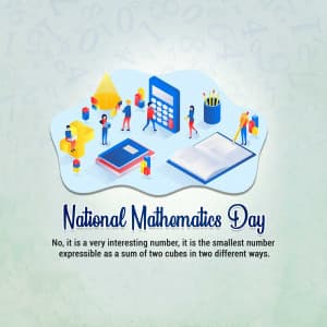 National Mathematics Day festival image