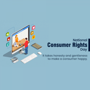 National Consumer Day advertisement banner