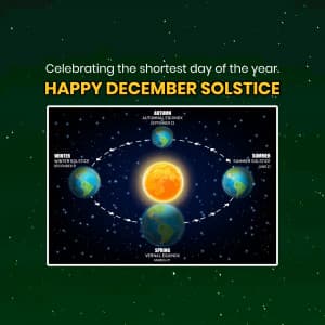 December Solstice Facebook Poster