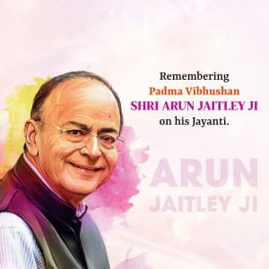 Arun Jaitley Jayanti Instagram Post