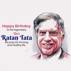 Ratan Tata Birthday ad post