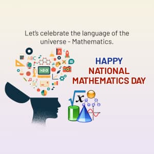National Mathematics Day graphic
