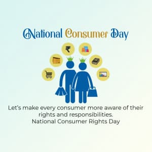 National Consumer Day greeting image