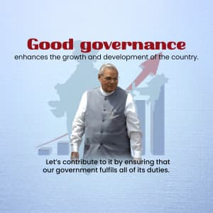 Good Governance Day marketing flyer