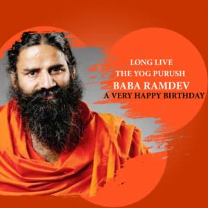 Baba Ramdev Birthday festival image