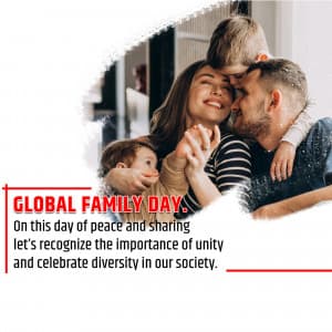 Global family day greeting image