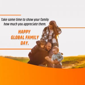 Global family day marketing poster