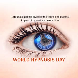 World Hypnosis Day advertisement banner