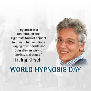 World Hypnosis Day ad post