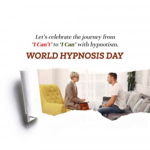 World Hypnosis Day graphic