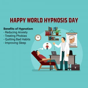 World Hypnosis Day poster Maker