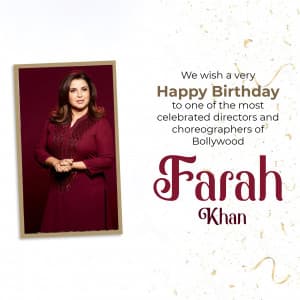 Farah Khan Birthday video