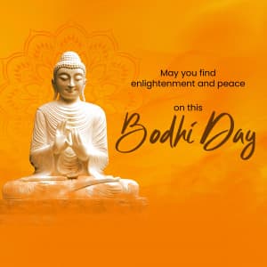 Bodhi Day greeting image