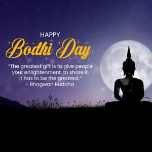 Bodhi Day marketing poster