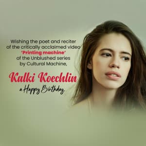 Kalki Koechlin Birthday video