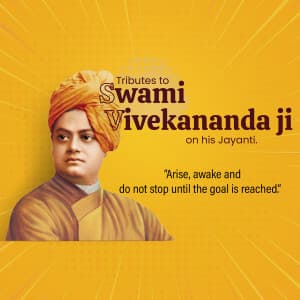 Swami Vivekananda Jayanti ad post